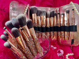 10pc Bling brush set