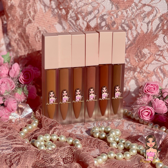 the nude velvet matte lipstick collection