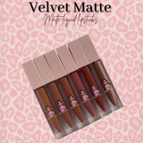 the nude velvet matte lipstick collection